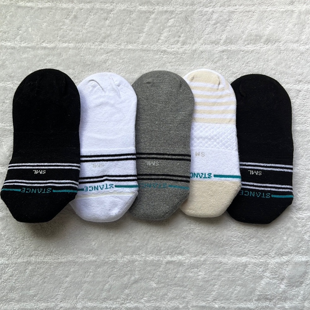 (5) Stance Gamut Super Invisible No Show Socks - image 2